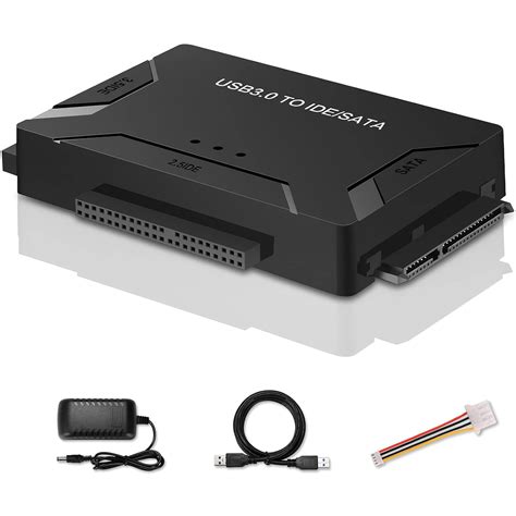 USB 3.0 to IDE/SATA Converter Hard Drive Adapter with Power Switch for ...