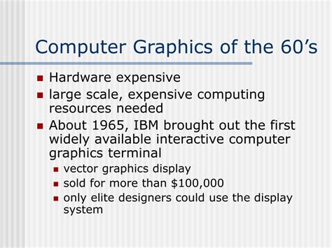Computer Graphics 60s 的图像结果