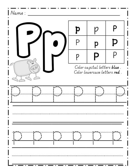 P Index In Alphabet