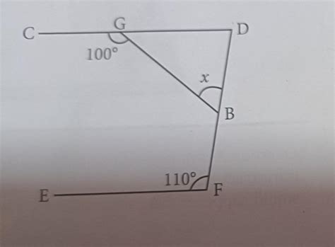 in the given figures AB parallel CD parallel EF, calculate x. - Brainly.in