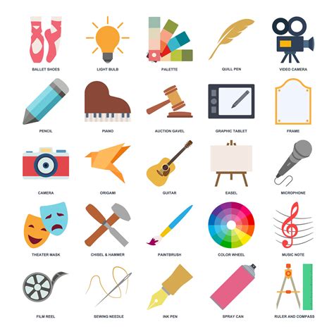 Obtén el paquete de Símbolos De Arte, Diseño Y Dibujo. Icon con 25 recursos gratis de Arte y ...