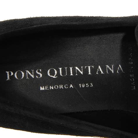 G3688 mocassino donna PONS QUINTANA black suede loafer women