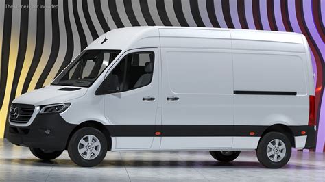2019 Mercedes Sprinter Van Rigged for Maya 3D Model $149 - .ma - Free3D