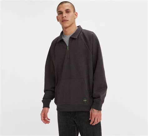 Quarter-zip Collar Sweatshirt - Black | Levi's® US