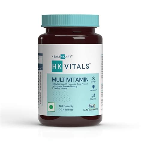 HealthKart HK Vitals Multivitamin for Men and Women, 30 Multivitamin ...