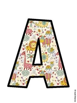 Animals Bulletin Board Decor Kit, Animals Bulletin Board Letters school ...
