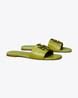 Buy Tory Burch Ines Flat Slides | Roasted Pistachio Color Women | AJIO LUXE