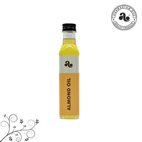 Pure Natural Sweet Almond Oil 100ml for Skin & Hair – Aishwaryam Oils