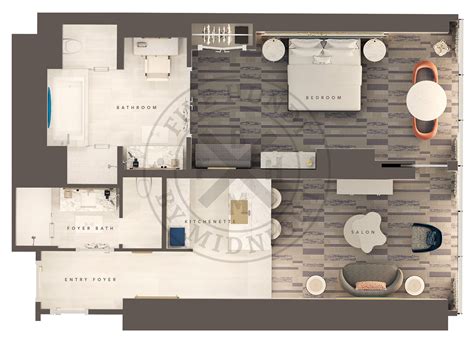 Luxury Hotel Suite Floor Plans