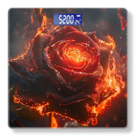 Bathroom Scale, Highly Accurate Digital Body Scale,Precisely Measures ...