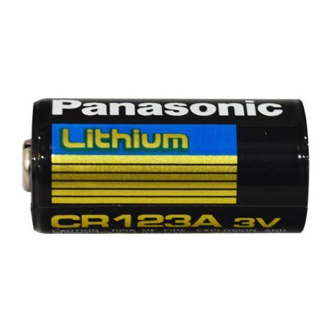Panasonic Lithium CR123A 3V Battery Replaces DL-123 EL123 VL123A ...
