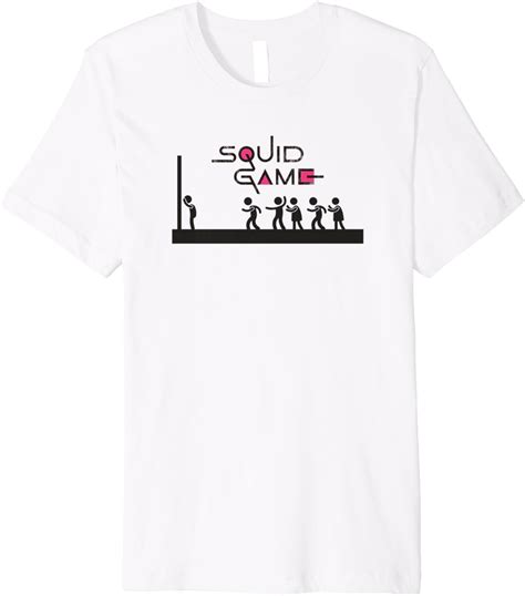 Buy Squid Game Red Light Green Light Silhouette Premium T-Shirt Online ...