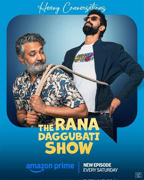 The Rana Daggubati Show: Rajamouli's Episode is Streaming - TrackTollywood