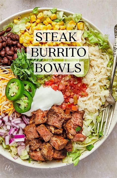 Savory DIY Steak Burrito Bowls for a Tasty Homemade Meal | Healthy ...