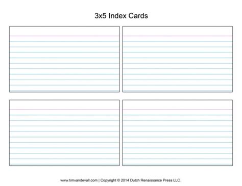 24 Creating Printable Cue Card Template For Free with Printable Cue ...