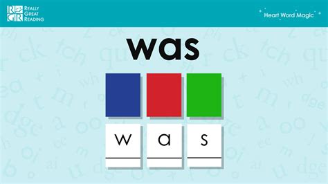 Heart Word Magic - The Word Was | Heart words, Teaching sight words ...