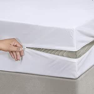Buy Waterproof Mattress Protector with Zipper Chain, Queen Size (78x60 ...