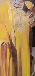 Buy Naixa Women's Red Vichitra Silk Embroidered Straight Kurta with ...