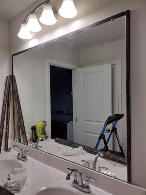 Image result for Frame Mirror Installation