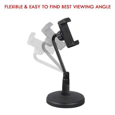 Mobile Phone Stand, Angle Adjustable Cell Phone Holder Gooseneck ...
