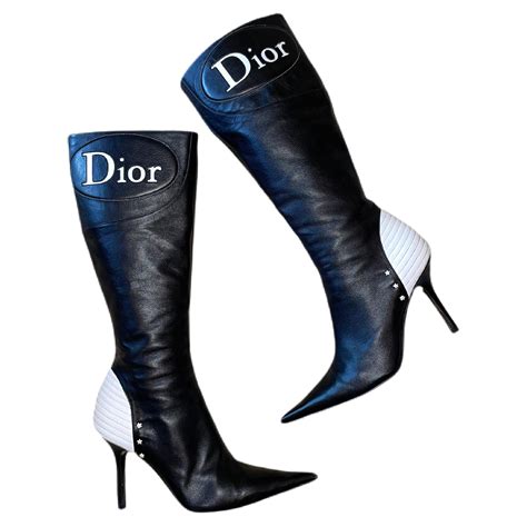 Christian Dior Quilted Leather Over-The-Knee Boots at 1stDibs ...