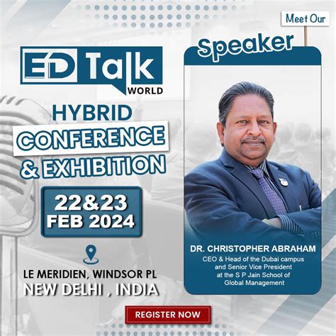 We are delighted to host Dr.Christopher Abraham Ph.D, FCIM, CEO & Head ...