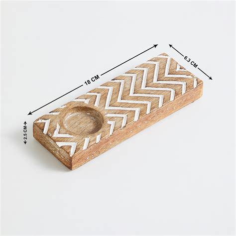 Buy Corsica Bela Wood T-Light Holder from Corsica by Home Centre at ...