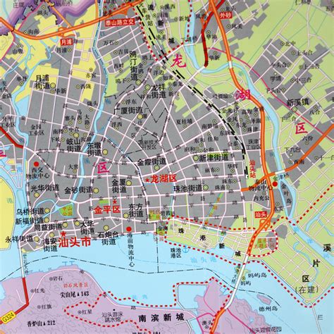 汕头市区地图