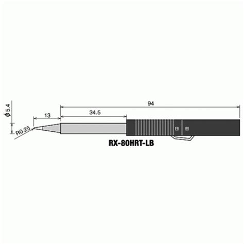 Goot® RX-80HRT-LB Soldering Tip