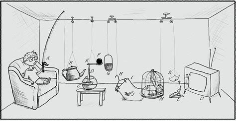 Rube Goldberg Device Drawing