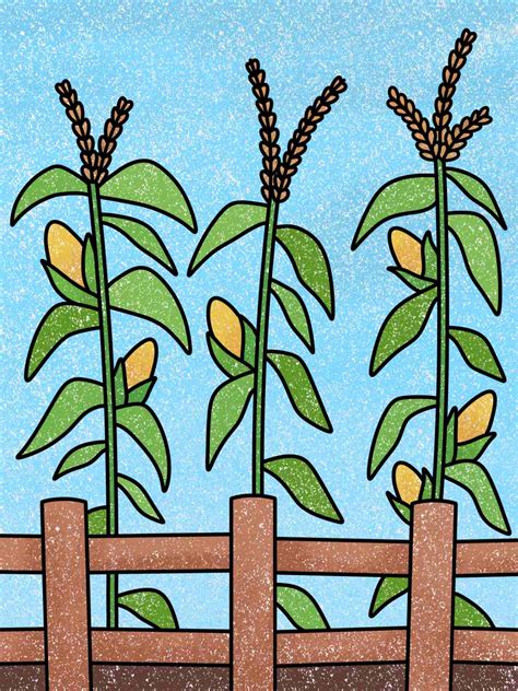 How To Draw Crops In A Field at Lynn Morgan blog