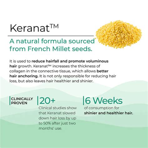 Wellbeing Nutrition Melts Hair Fall Control Keranat 100mg, Improves ...