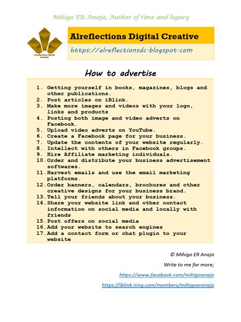 How to Advertise 的图像结果