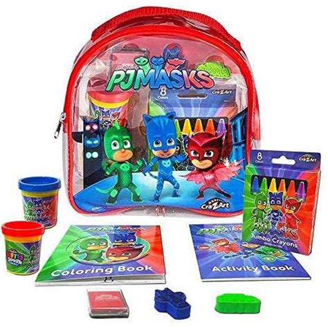 Cra-Z-Art PJ Masks Coloring and Activity Backpack Childrens-Drawing ...