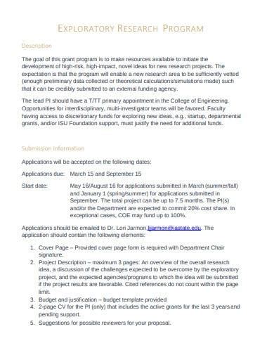 Image result for Exploratory Research Examples