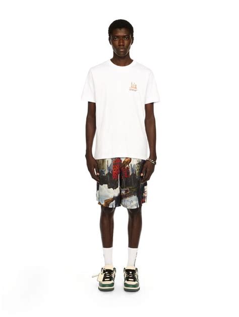 Building Arrow Slim Logo Tee in WHITE - BLACK for Men | Off-White™