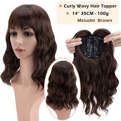 Lady Wavy Long Hair Topper Real Thick One Piece Full | Ubuy India