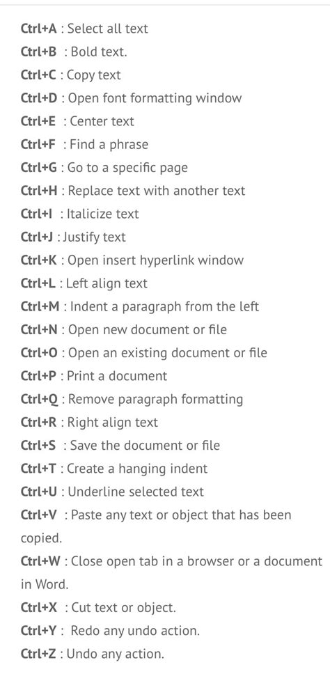 Image result for Control Key Functions
