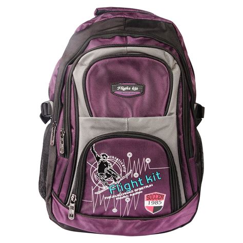 Buy Flight Kit 14 Inch Laptop Backpack Purple 19057-2 at Amazon.in