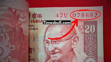A 20-Rupee Note with These Special Numbers Could Make You a Millionaire ...