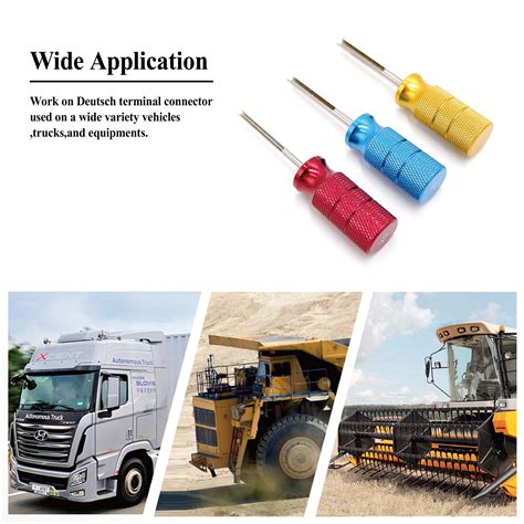 parts PTT 3 Pcs 14/16/20 AWG Deutsch Terminal Release Tool Terminal ...