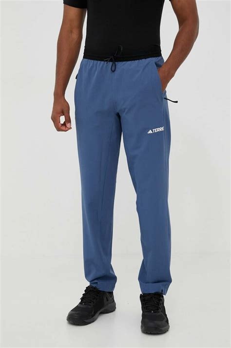 adidas TERREX spodnie outdoorowe Liteflex kolor niebieski | Answear.com