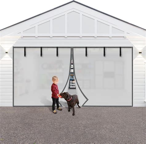 Privacy Garage Door Screen Blackout for 1 Car Garage-8x8FT Privacy ...