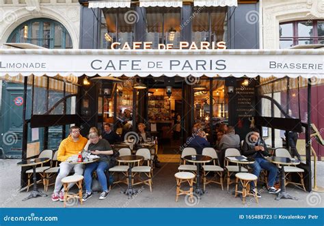 Cafe De Paris is Traditional French Cafe Located in Historical Centre ...