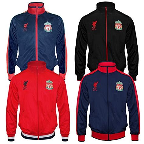Buy Liverpool FC Official Football Gift Mens Retro Track Top Jacket ...