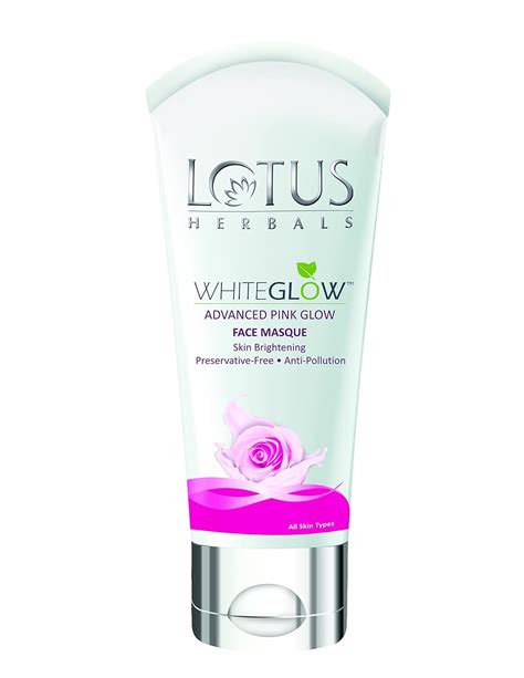 Buy Lotus Herbals Whiteglow Advanced Pink Glow Face Mask | Preservative ...