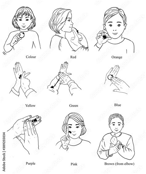 Sign Language Colours BSL 的图像结果
