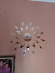 Bikri Kendra - Sun Mirror Wall Sticker (Gold1) : Amazon.in: Toys & Games