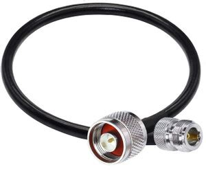 ABOCEL RG58 N Male to N Female Coaxial Jumper Cable 12Inch (30cm) Low ...