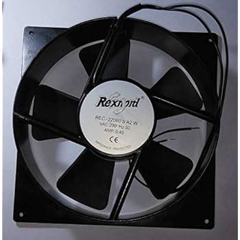 Generic Rexnord Rec 22060 S A2 W Exhaust Fan (8X8-Inch Square, Black ...